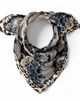 Leopard Brocade Grey