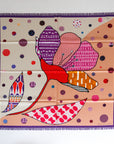 Poppy Palette Violet FRINGED