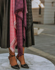 Fringed Monogram Plum