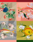 Ichthyology Floral Red 70cm