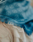 Fringed Monogram Denim