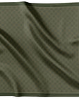 Fringed Monogram Khaki