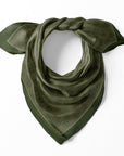 Fringed Monogram Khaki