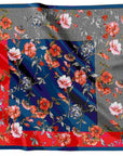 Blooming Trellis Navy
