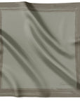 Brushed Border Khaki