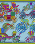 Houndstooth Carriage Aqua