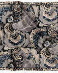 Leopard Brocade Grey