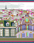 Paris Rooftops Pink DOUBLE SIDED